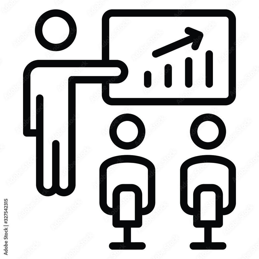 Staff Training and Development Concept, hrm symbol on white background Staff Training and Development Concept, hrm symbol on white background