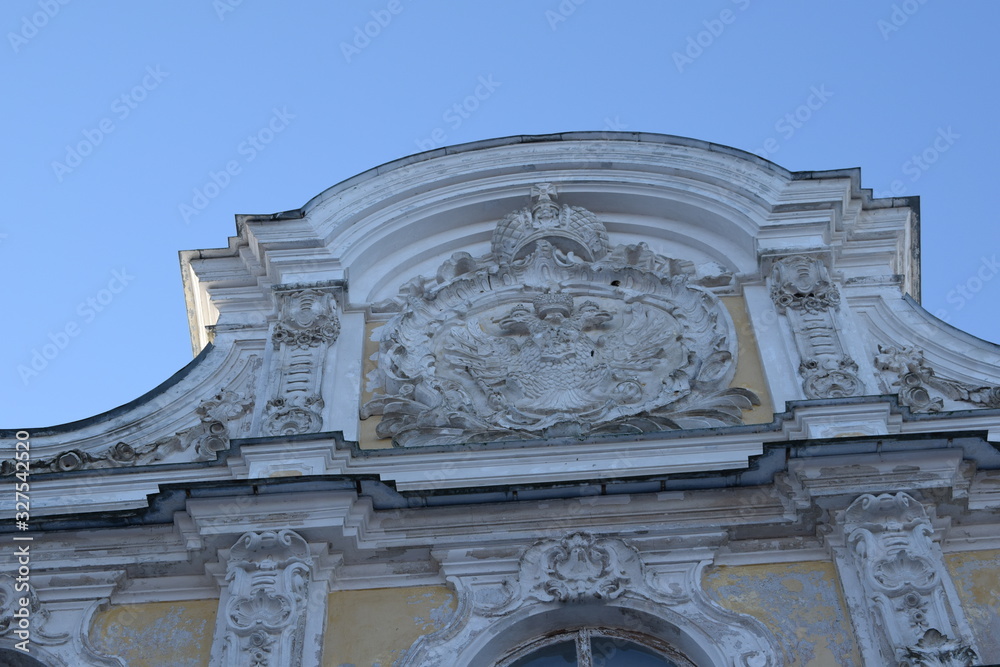 detail of st pauls cathedral in rome italy