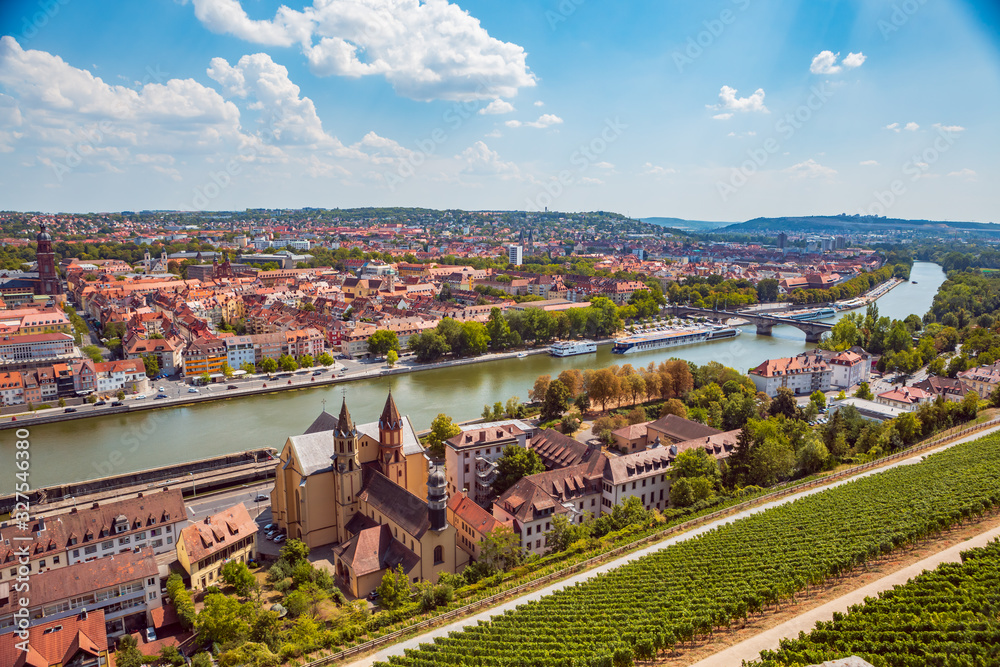 Wuerzburg town view