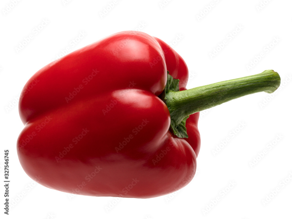 Graphic resources of an isolated object of sweet bell pepper on a white background Graphic resources of an isolated object of sweet bell pepper on a white background