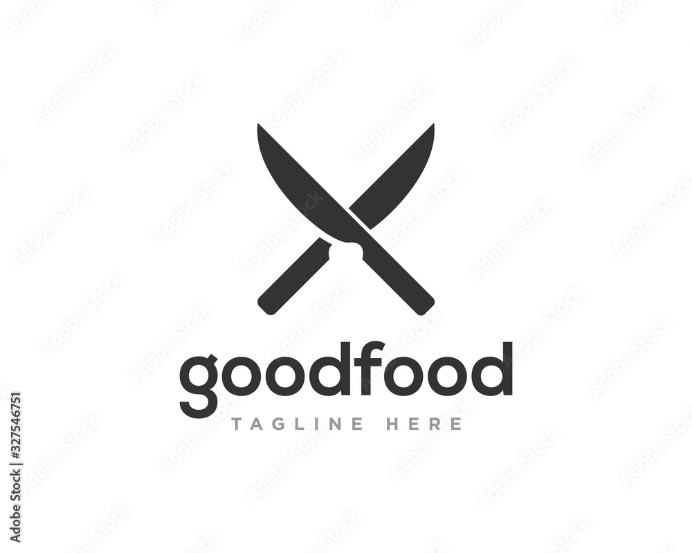 Good Food Logo Icon Design Vector