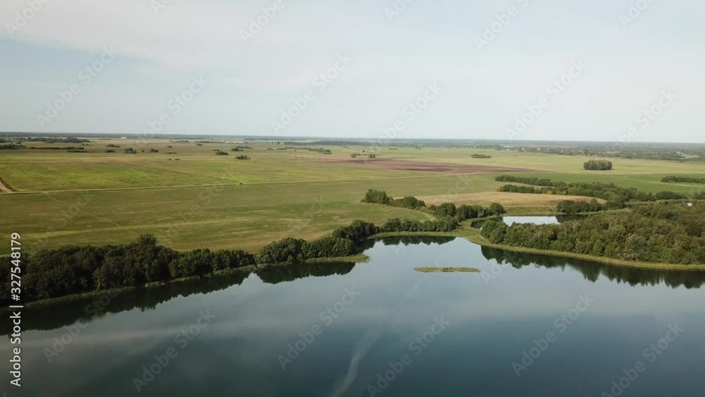 Beautiful landscape of the lake Leskovichi Beautiful landscape of the lake Leskovichi