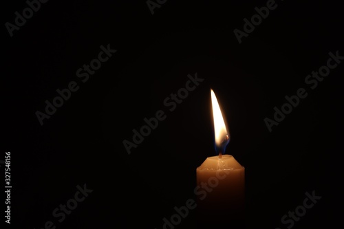 Candle black background of mourning funeral moment of silence	