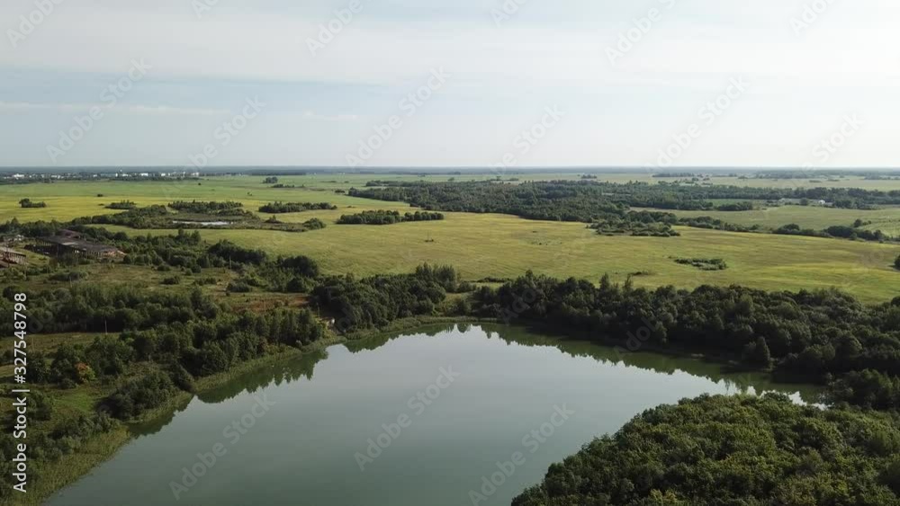 Beautiful landscape of the lake Leskovichi Beautiful landscape of the lake Leskovichi
