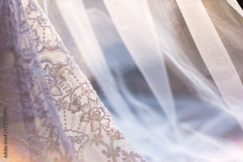 detalhe de vestido da noiva © Erich Sacco