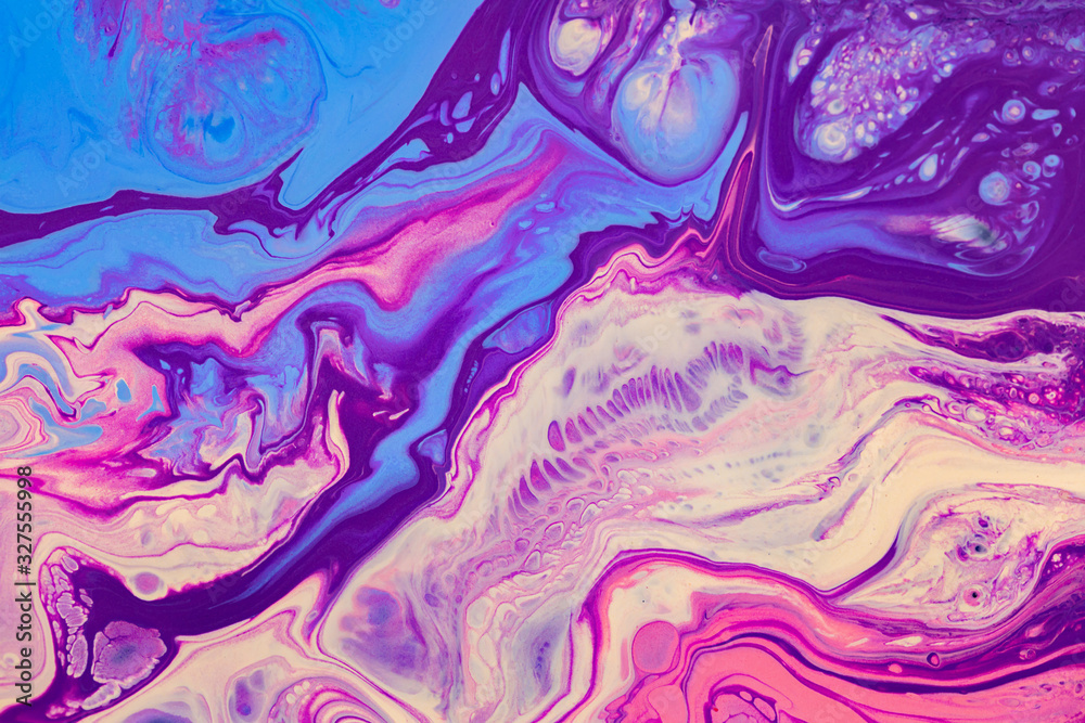 fluid painting fluid artwork Abstract painting fluid art violet blue abstract pink painting blue art