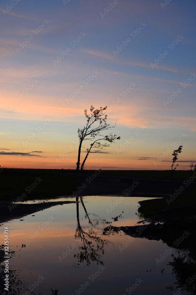 Sonnenuntergang auf dem Erzgebirgskamm Sonnenuntergang auf dem Erzgebirgskamm