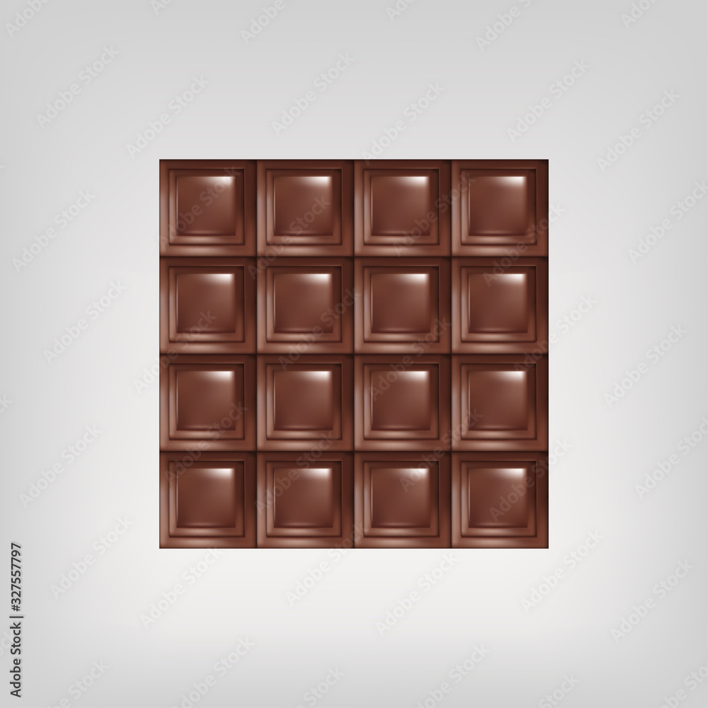 chocolate bar isolated vector flat design chocolate bar isolated vector flat design