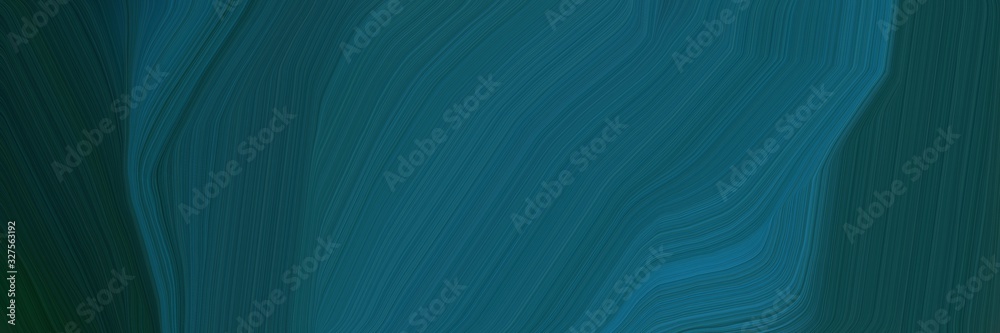 futuristic banner with waves. elegant curvy swirl waves background illustration with teal green, very dark blue and teal blue color futuristic banner with waves. elegant curvy swirl waves background illustration with teal green, very dark blue and teal blue color