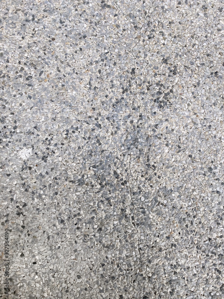 White gray and black dot concrete asphalt stone floor White gray and black dot concrete asphalt stone floor