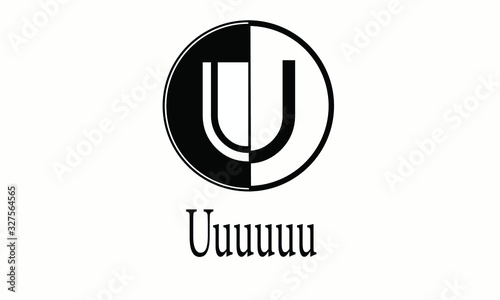 Logo for business letter U