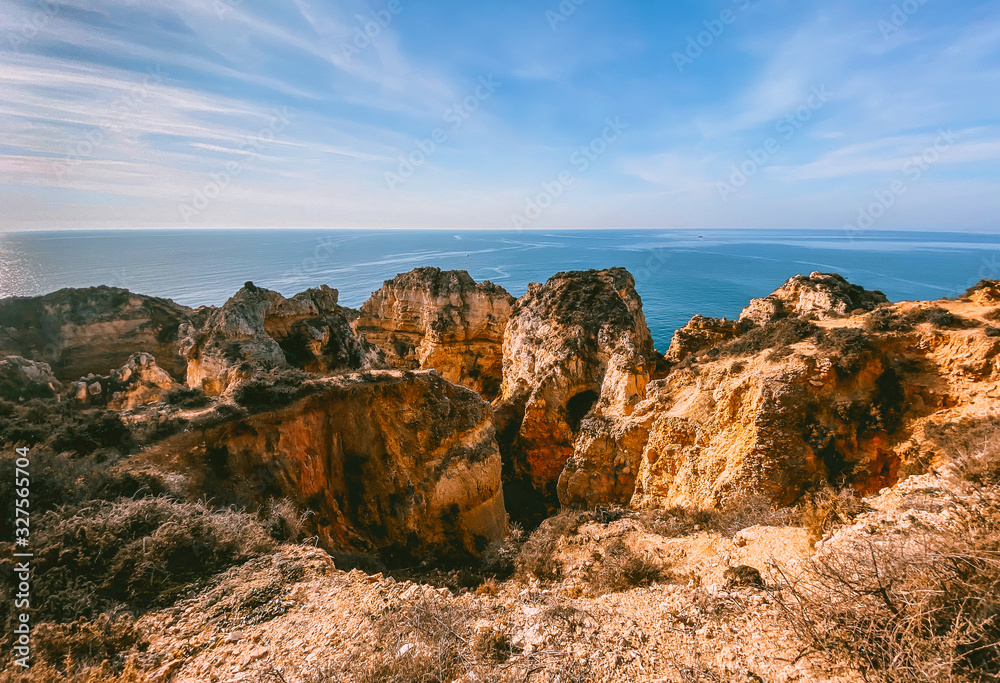 Algarve coast and beaches in Portugal