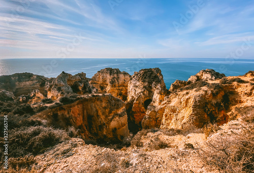 Algarve coast and beaches in Portugal