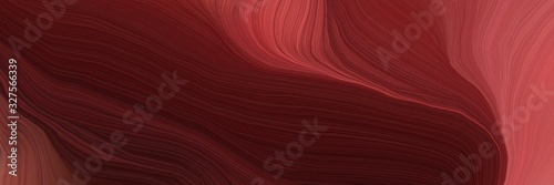 futuristic background banner with dark red, moderate red and very dark pink color. modern waves background illustration