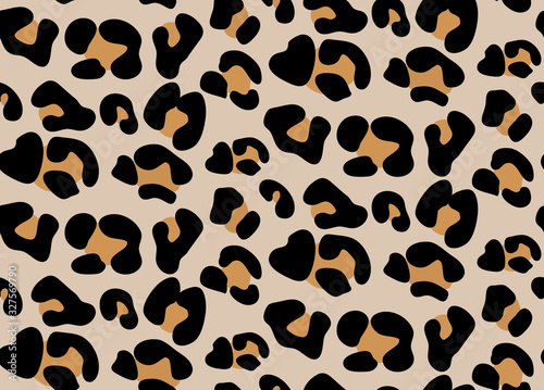 Leopard skin - seamless pattern.