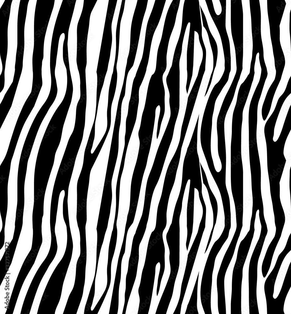 Zebra skin - seamless pattern. Zebra skin - seamless pattern.
