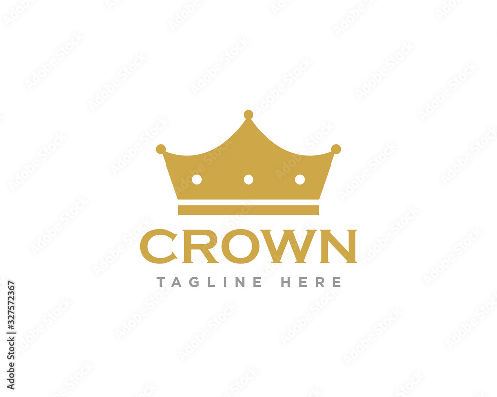 Crown Logo Icon Design Vector