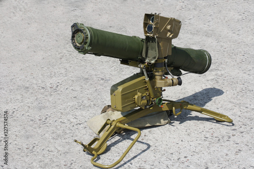 Fagoth anti-tank missile system at the exhibition