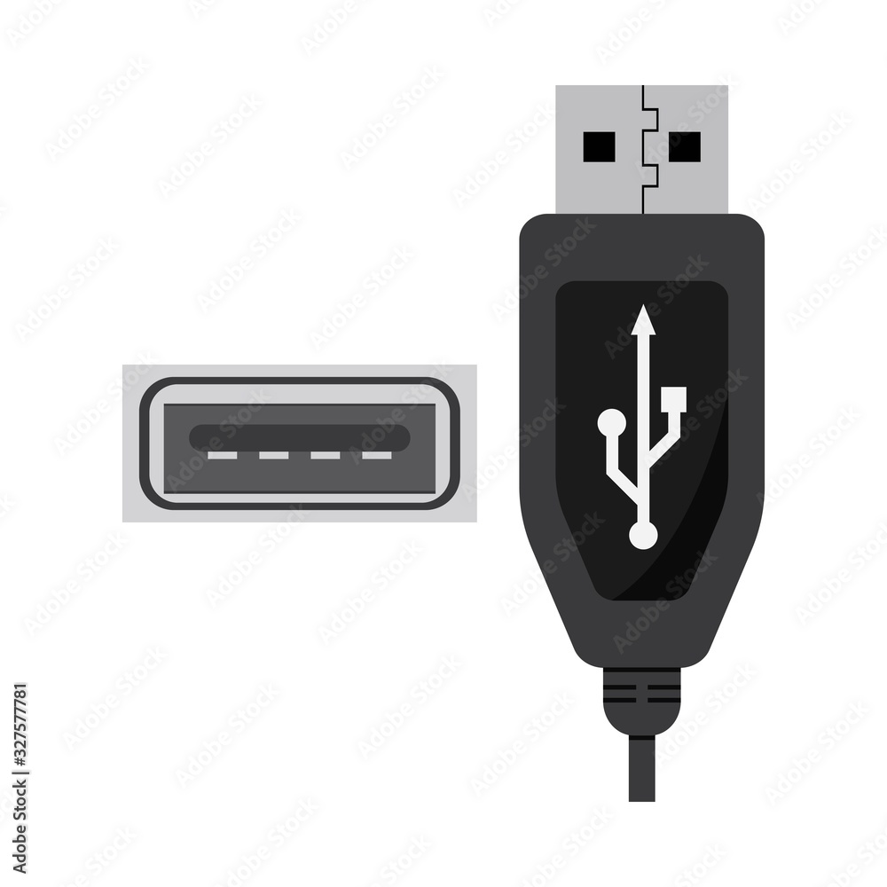 USB data transfer logo USB data transfer logo