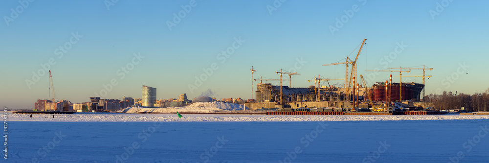 construction site of the new stadium