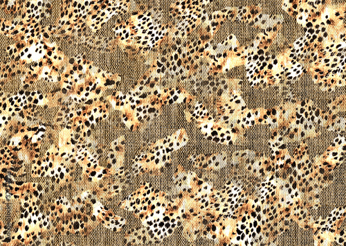 abstract leopard skin texture design