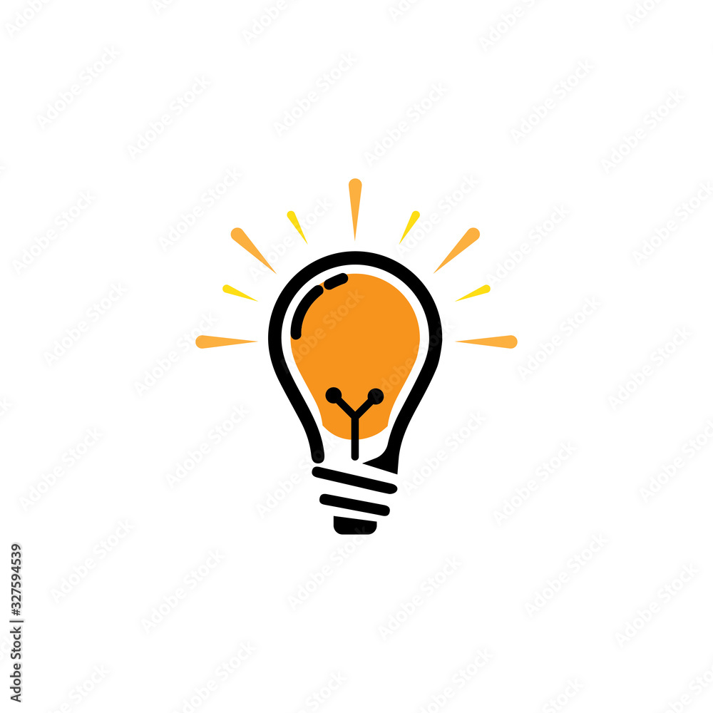 light bulb symbol vector design illustration light bulb symbol vector design illustration