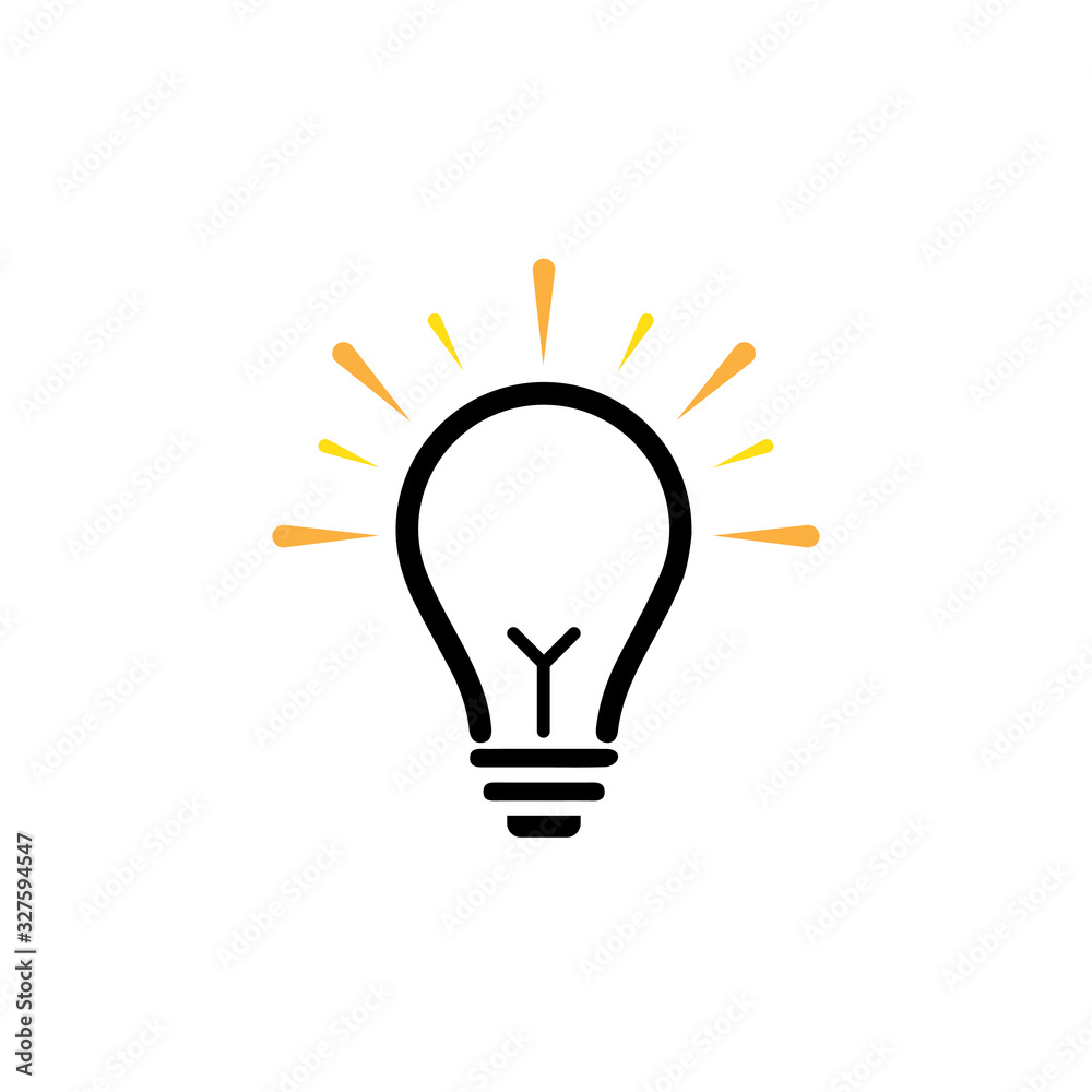 light bulb symbol vector design illustration light bulb symbol vector design illustration