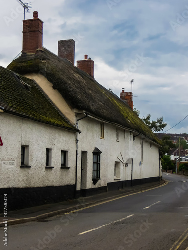 Thatched Roofs in England, State of Devon, Crediton.