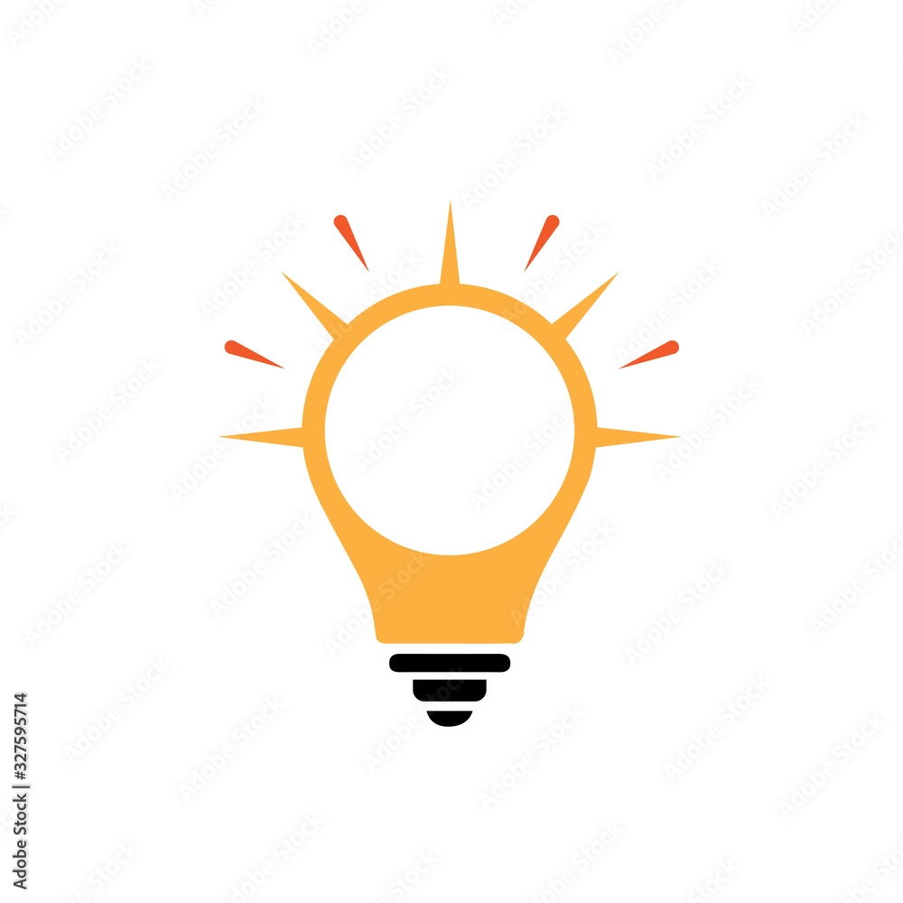 light bulb symbol vector design illustration light bulb symbol vector design illustration
