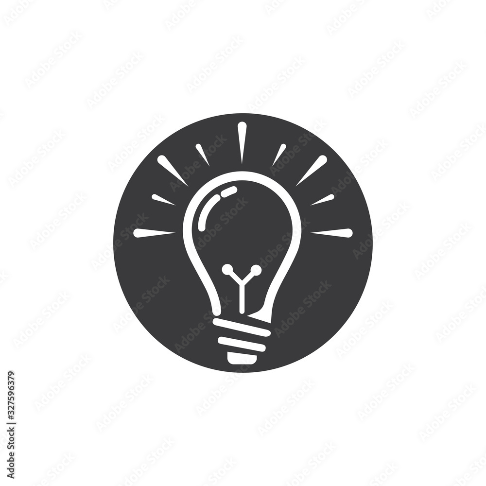 light bulb symbol vector design illustration light bulb symbol vector design illustration