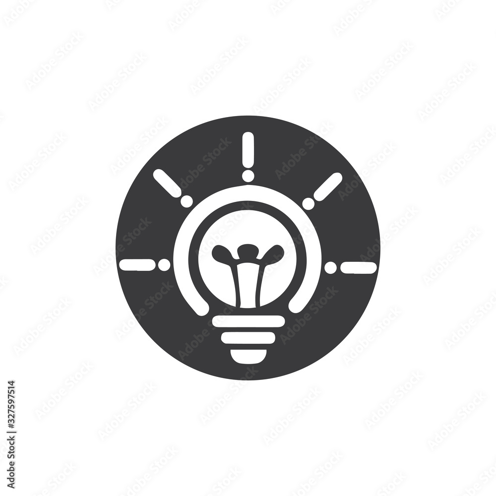 light bulb symbol vector design illustration light bulb symbol vector design illustration