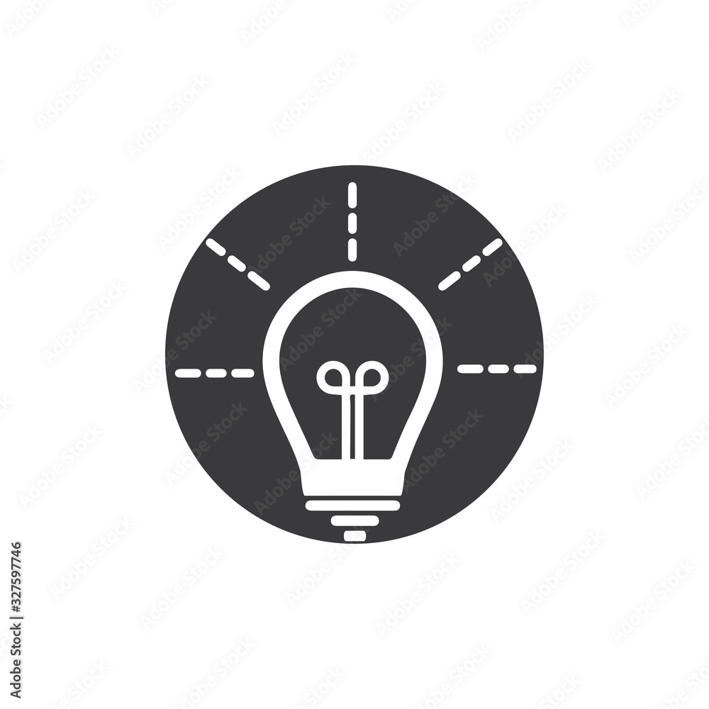 light bulb symbol vector design illustration light bulb symbol vector design illustration