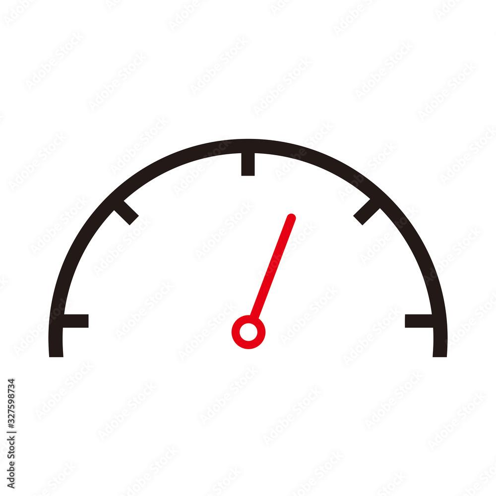 speed indicator icon illustration sign speed indicator icon illustration sign