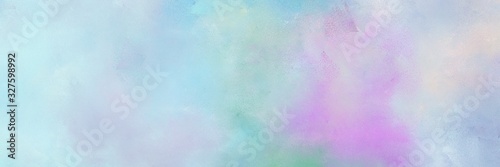 painted old horizontal background design with light steel blue  light blue and light pastel purple color