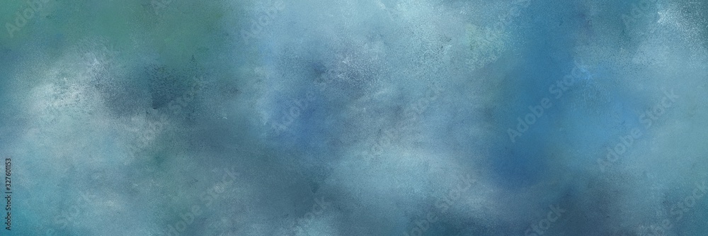 abstract vintage horizontal background with blue chill, light steel blue and pastel blue color