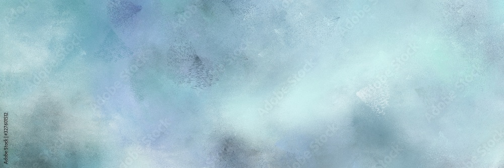 Obraz premium abstract retro horizontal background with pastel blue, light slate gray and teal blue color