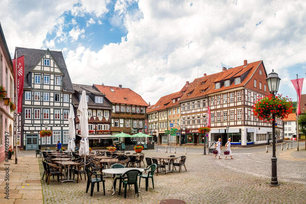 Altstadt, Bad Gandersheim, Deutschland 