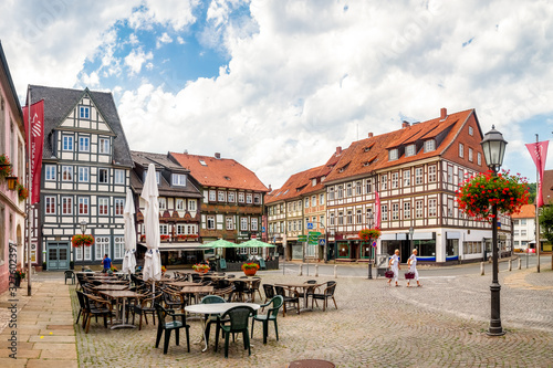 Altstadt, Bad Gandersheim, Deutschland 