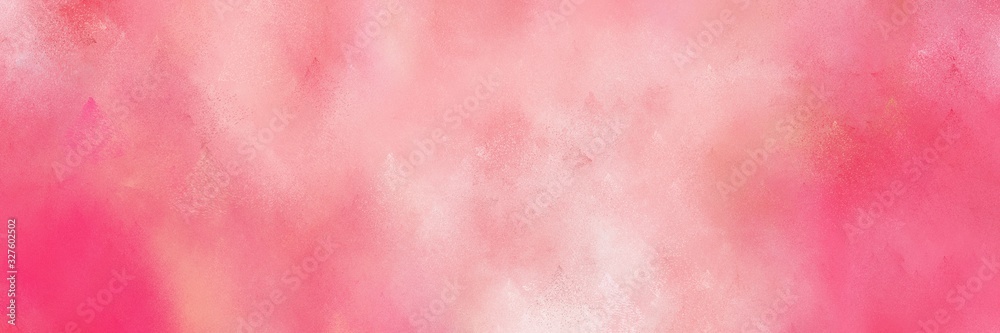 painted grunge horizontal background texture with pastel magenta, light pink and moderate pink color