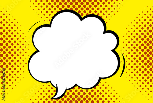 Speech Bubble in Pop-Art Style