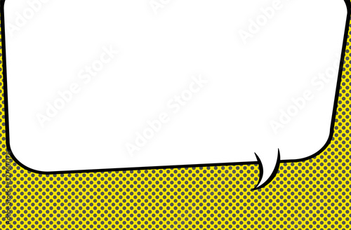 Speech Bubble in Pop-Art Style