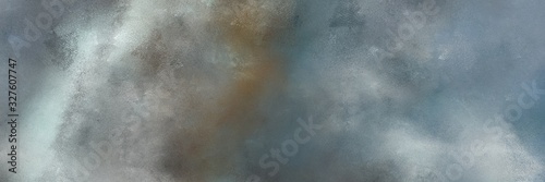 vintage painted art retro horizontal header with gray gray, pastel gray and dark olive green color