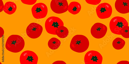 bright tomato pattern