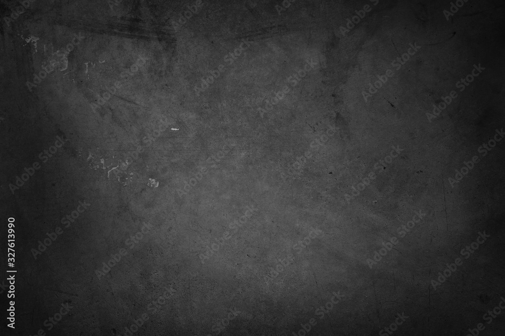 Grey dark concrete texture wall background