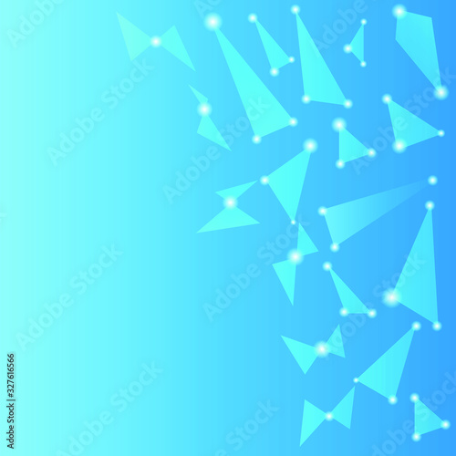 Abstract technology background. Neural networks background with particles and atoms. Technological and science concept. Vector illustration.