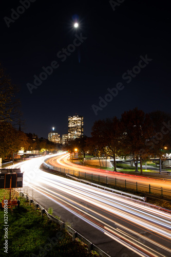 night rush hour light trails © Jeffrey Ji Photos