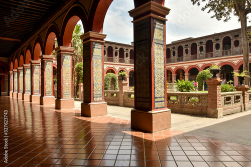 church and convent of saint domingo one the oldest  in Lima.Peru