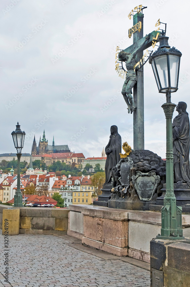 Fototapeta premium Charles Bridge in Prague, Czech Repubic