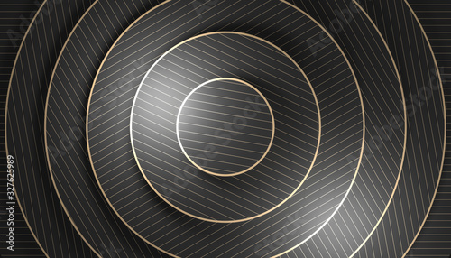 geometric minimalist background with concentric shapes