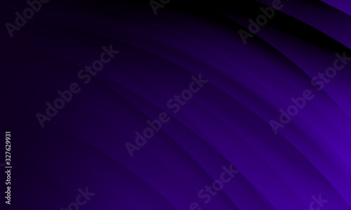 Abstract purple black curved gradient geometric dark background. with space for concept design Technology and modern.